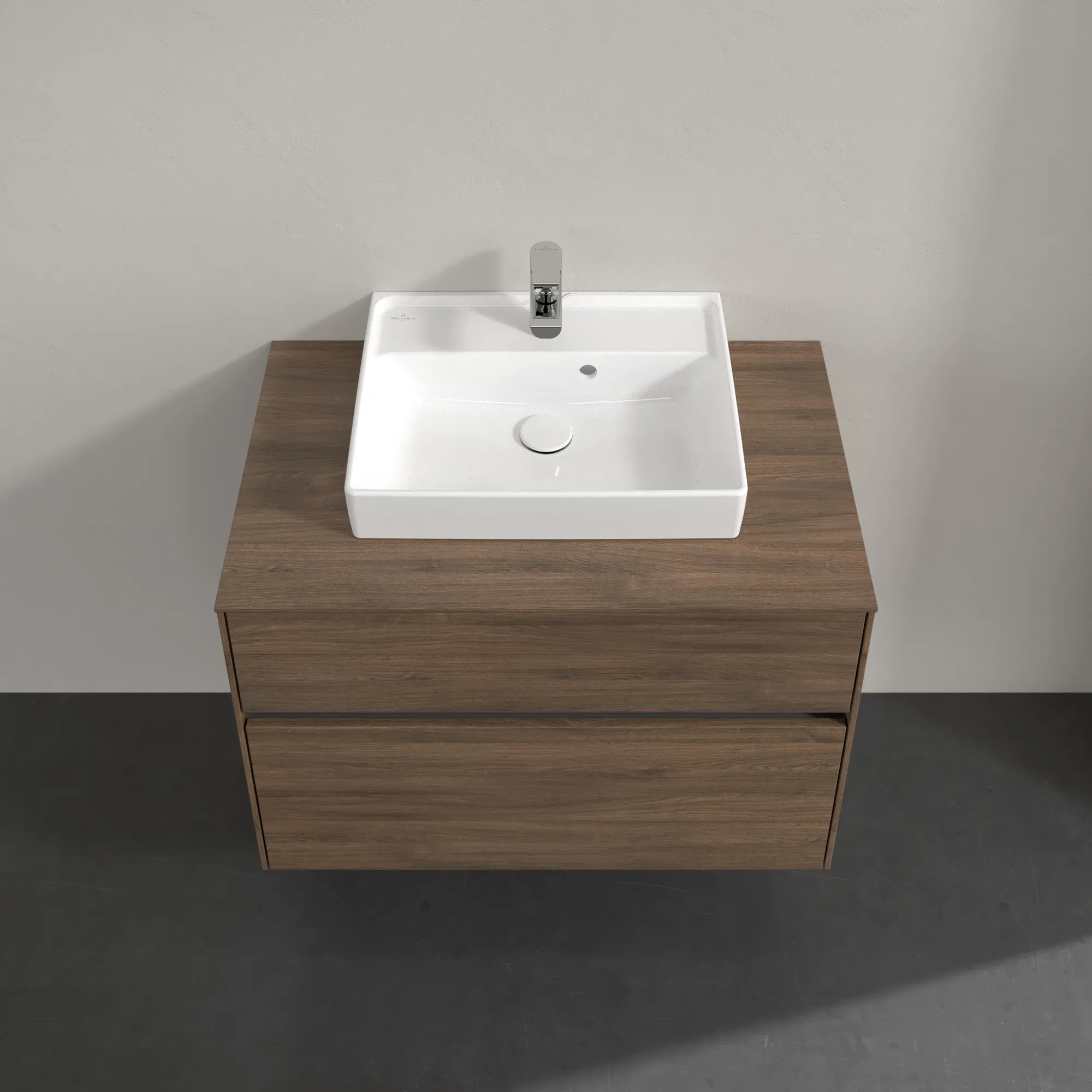 Villeroy & Boch Waschbeckenunterschrank Collaro C069B0 Arizona Oak, 800x548x500 mm, mit Beleuchtung und SoftClosing Villeroy & Boch Waschbeckenunterschrank Collaro C069B0 Arizona Oak, 800x548x500 mm, mit Beleuchtung und SoftClosing