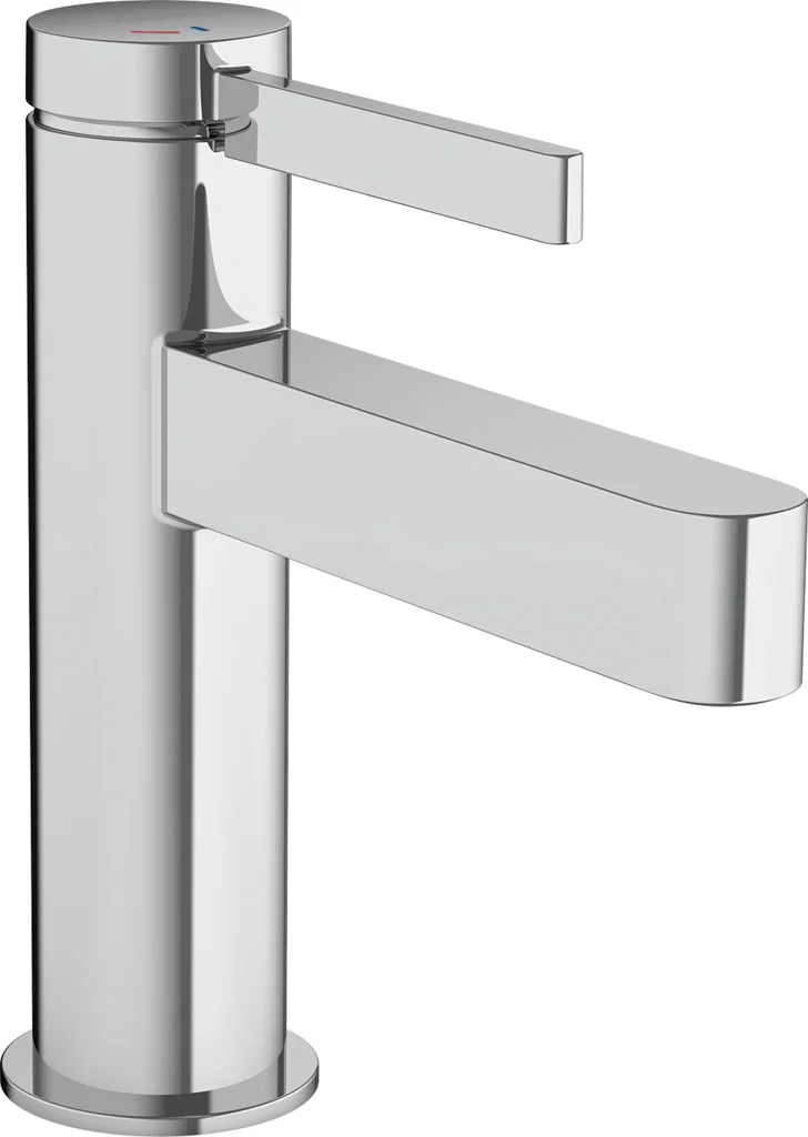 Hansgrohe Finoris Einhebel-Waschtischmischer 100 CoolStart mit Push-Open Ablaufgarnitur, Chrom, Ausladung 126 mm, Auslaufhöhe 92 mm Hansgrohe Finoris Einhebel-Waschtischmischer 100 CoolStart mit Push-Open Ablaufgarnitur, Chrom, Ausladung 126 mm, Auslaufhöhe 92 mm