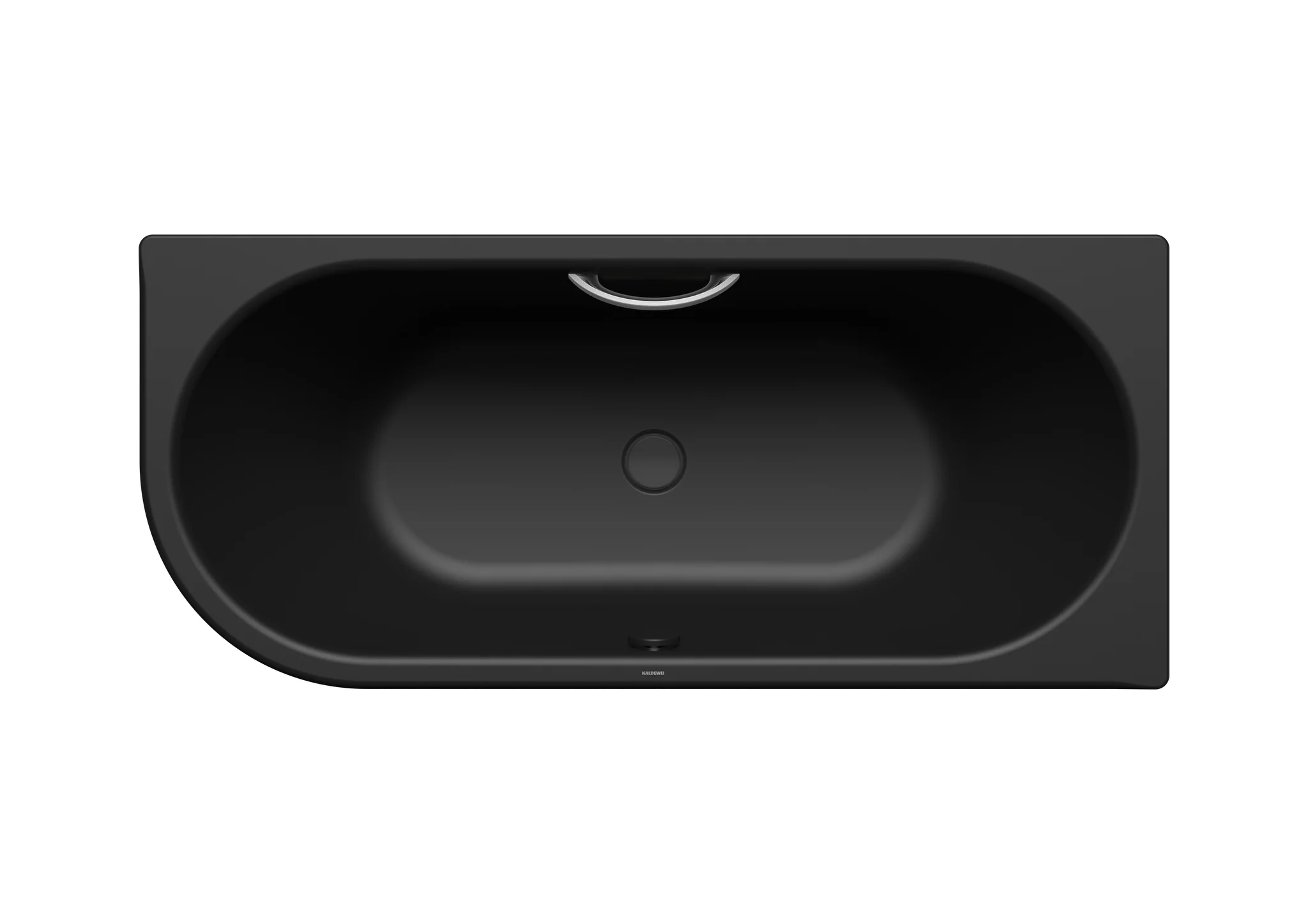 Kaldewei CENTRO DUO 1 LINKS Badewanne, oval, 1800x800 mm, cool grey 90, mit Griffloch