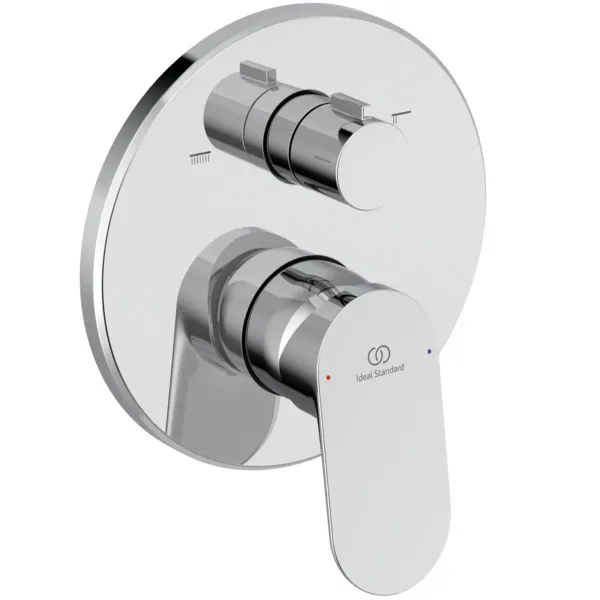 Ideal Standard Unterputz-Badearmatur Ceralife O Chrom - Wandmontage für präzisen Wanneneinbau