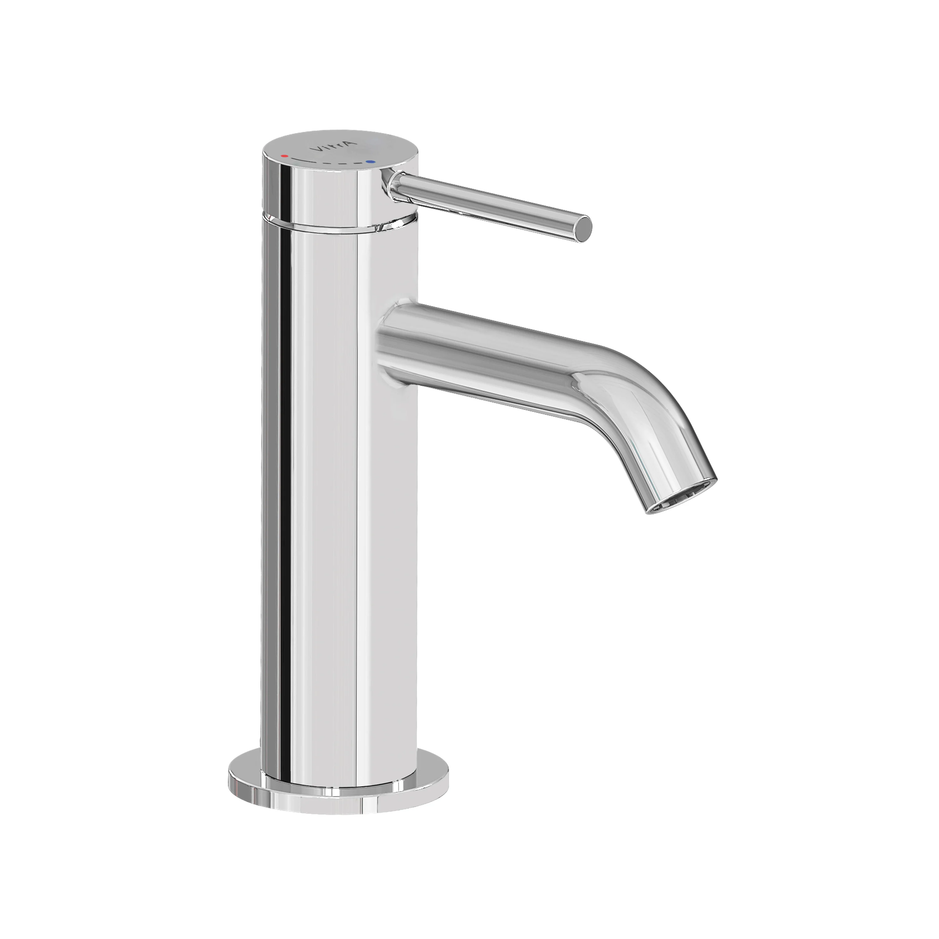 Minimax Round Einhebel-Waschtischmischer BluEco Höhe 17 cm Einlochmontage Chrom