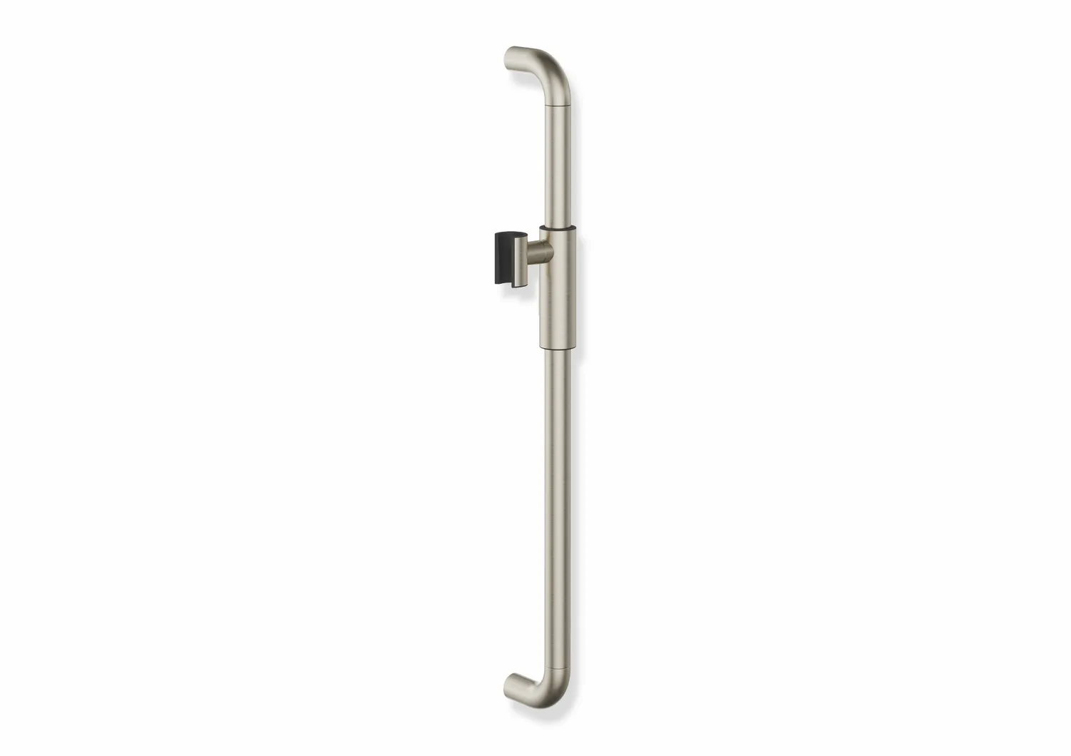 HEWI Brausehalterstange Serie 480, Edelstahl, PVD beschichtet, 600 mm Achsmaß