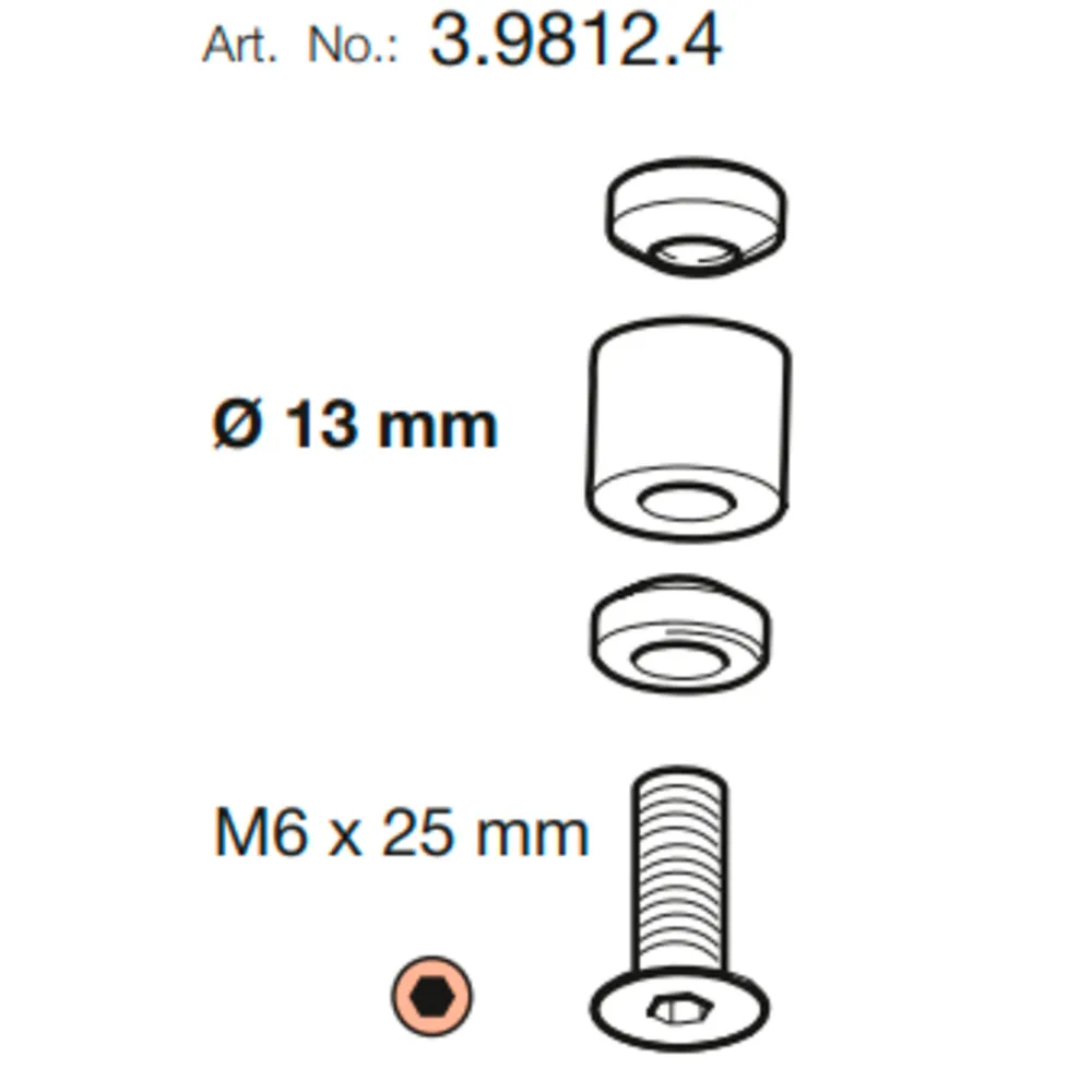 Laufen Befestigungsdübel D13 für Handtuchhalter LANI Laufen Befestigungsdübel D13 für Handtuchhalter LANI