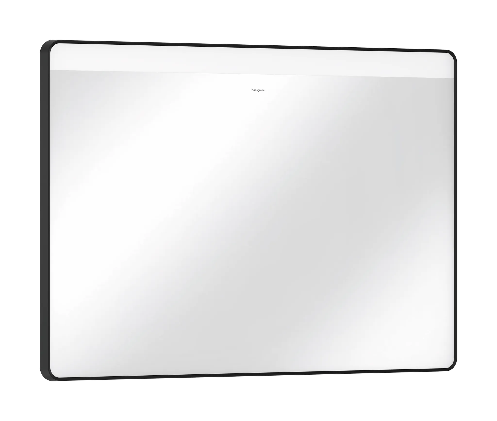 Hansgrohe Xarita Lite Q Spiegel mit horizontaler LED-Beleuchtung, 1000x700x30 mm, Mattschwarz Hansgrohe Xarita Lite Q Spiegel mit horizontaler LED-Beleuchtung, 1000x700x30 mm, Mattschwarz