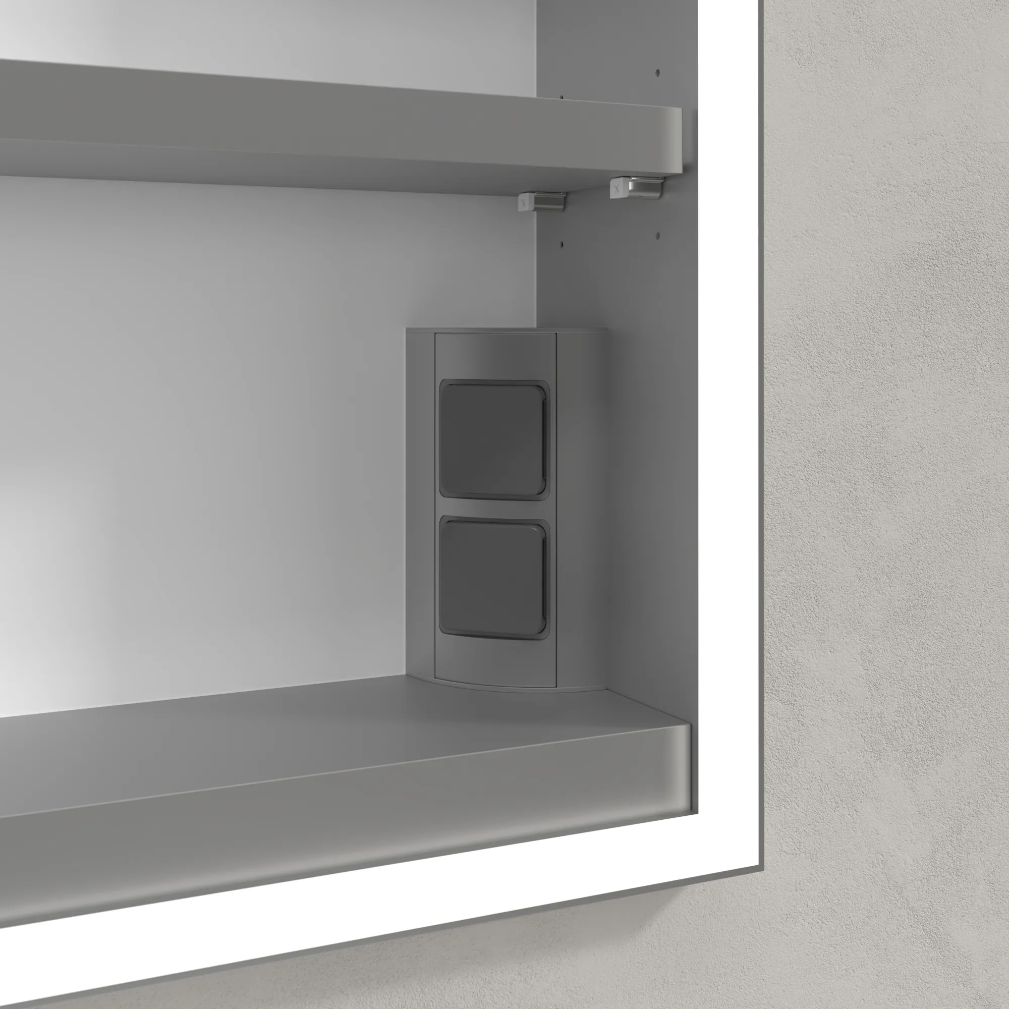 Villeroy & Boch Einbau-Spiegelschrank „My View Now“ 600 × 750 × 168 mm in White Matt, Anschlag links, links Villeroy & Boch Einbau-Spiegelschrank „My View Now“ 600 × 750 × 168 mm in White Matt, Anschlag links, links