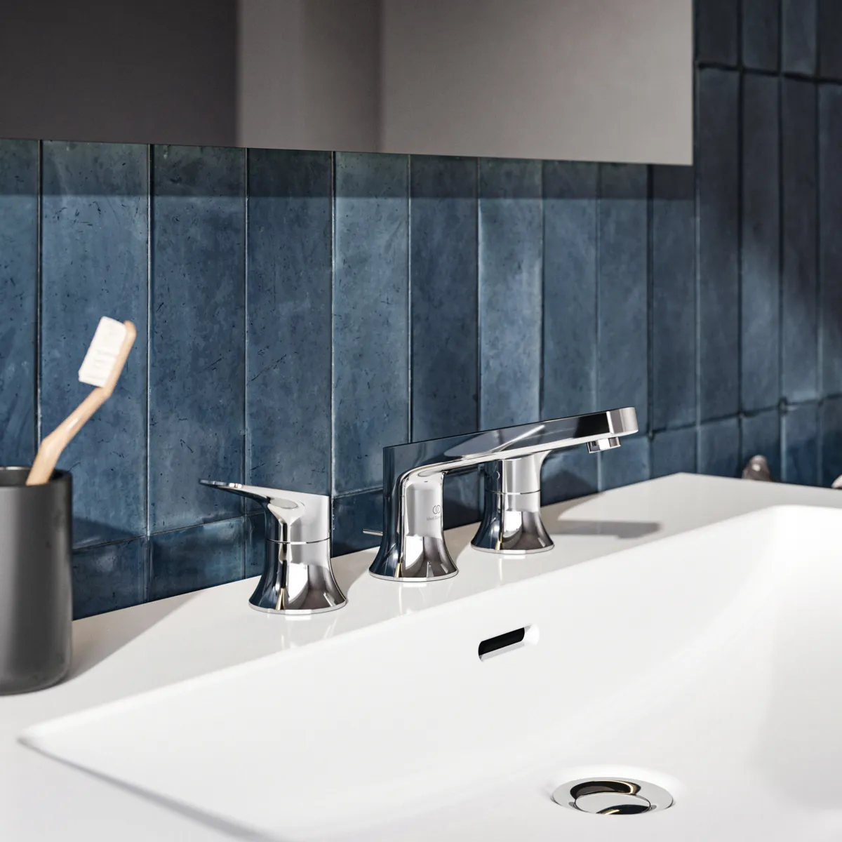 Ideal Standard La Dolce Vita 3-Loch-Waschtischarmatur BD661AA Chrom Ideal Standard La Dolce Vita 3-Loch-Waschtischarmatur BD661AA Chrom