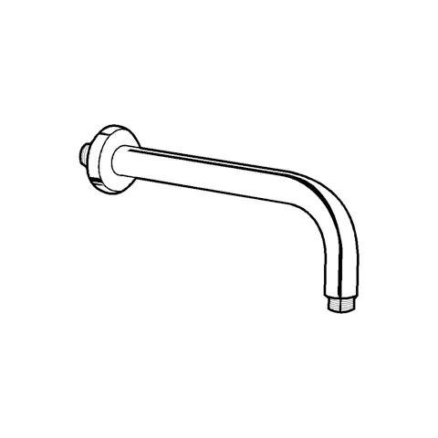 Kludi A-QA Wand-Brausearm 250 mm chrom