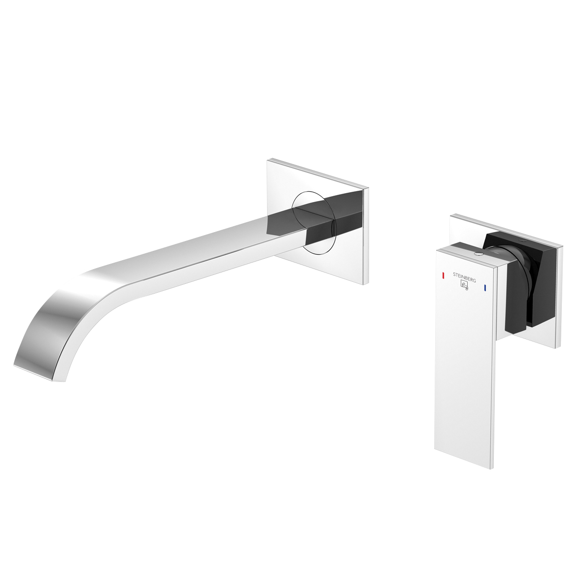 Serie 135 Fertigmontageset für Waschtisch-Einhebelmischer, 2 Rosetten Ausladung: 20 cm, chrom Serie 135 Fertigmontageset für Waschtisch-Einhebelmischer, 2 Rosetten Ausladung: 20 cm, chrom