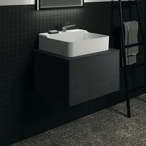 Ideal Standard Waschtischunterschrank „Conca“ 60,2 × 37 × 50,5 cm Eiche geflammt Furnier Ideal Standard Waschtischunterschrank „Conca“ 60,2 × 37 × 50,5 cm Eiche geflammt Furnier