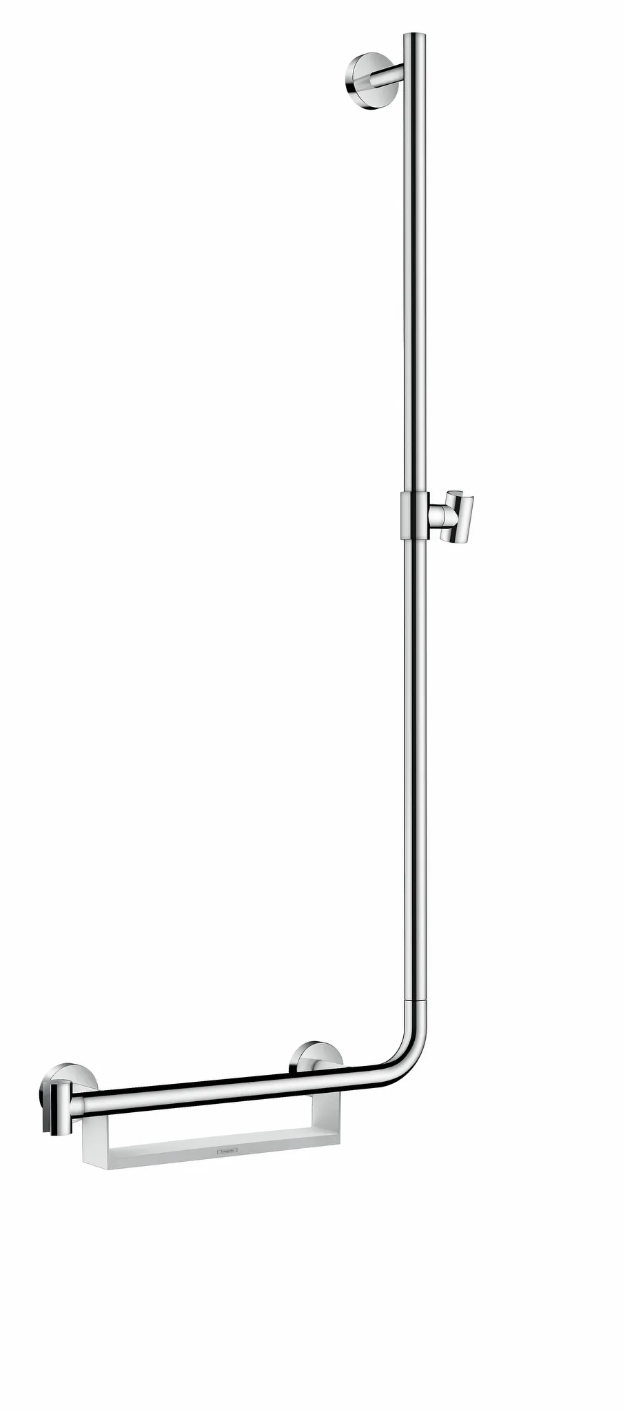 Hansgrohe Unica Brausestange Comfort 110 cm rechts, Weiß/Chrom Hansgrohe Unica Brausestange Comfort 110 cm rechts, Weiß/Chrom
