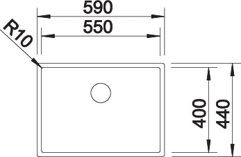 BLANCO CLARON 550-IF