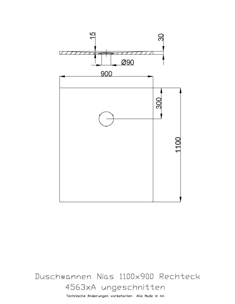 Hoesch Nias Duschwanne Mineralguss Solique, strukturierte Oberfläche, Schiefergrau, 1100x900x30 Hoesch Nias Duschwanne Mineralguss Solique, strukturierte Oberfläche, Schiefergrau, 1100x900x30
