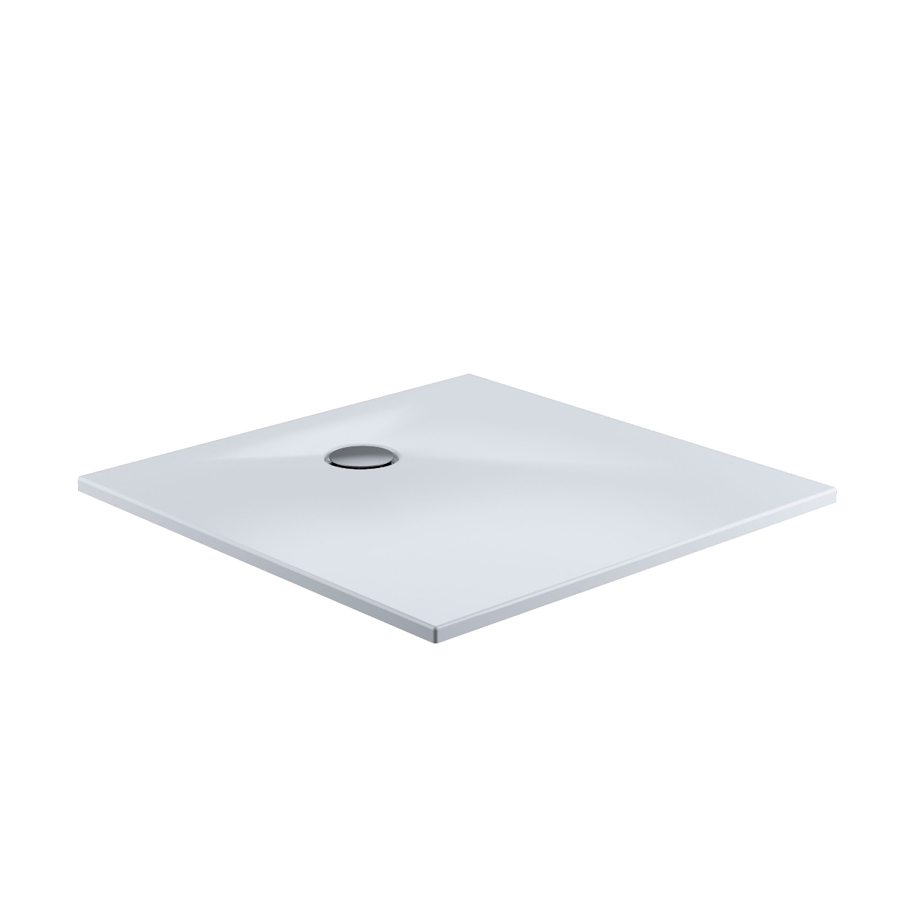 HSK quadrat Marmor-Polymer-Duschwanne „plan“ 120 × 120 cm