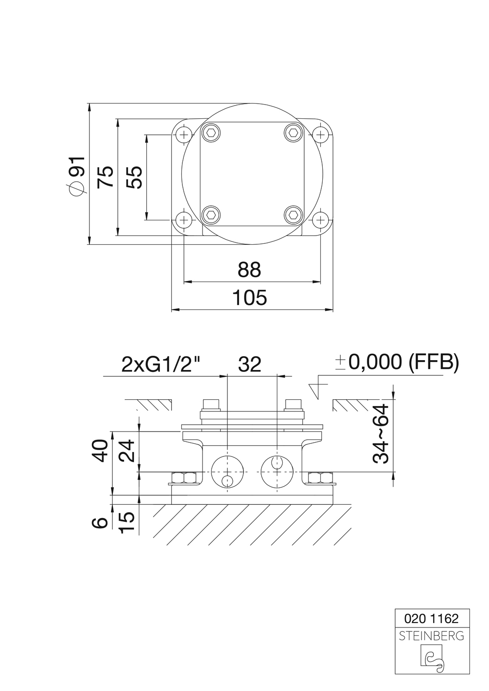 Steinberg UP Einbauk″rper 1/2? Steinberg UP Einbauk″rper 1/2?