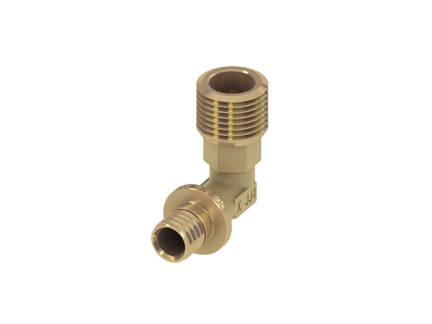 TECEflex Winkelübergangsnippel Dimension 20 × R 1/2″, Siliziumbronze TECEflex Winkelübergangsnippel Dimension 20 × R 1/2″, Siliziumbronze