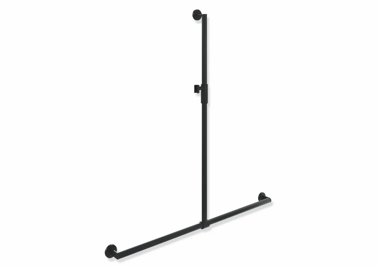 HEWI Haltegriff „System 900“ in Schwarz tiefmatt / Schwarz matt, Befestigung verdeckt HEWI Haltegriff „System 900“ in Schwarz tiefmatt / Schwarz matt, Befestigung verdeckt