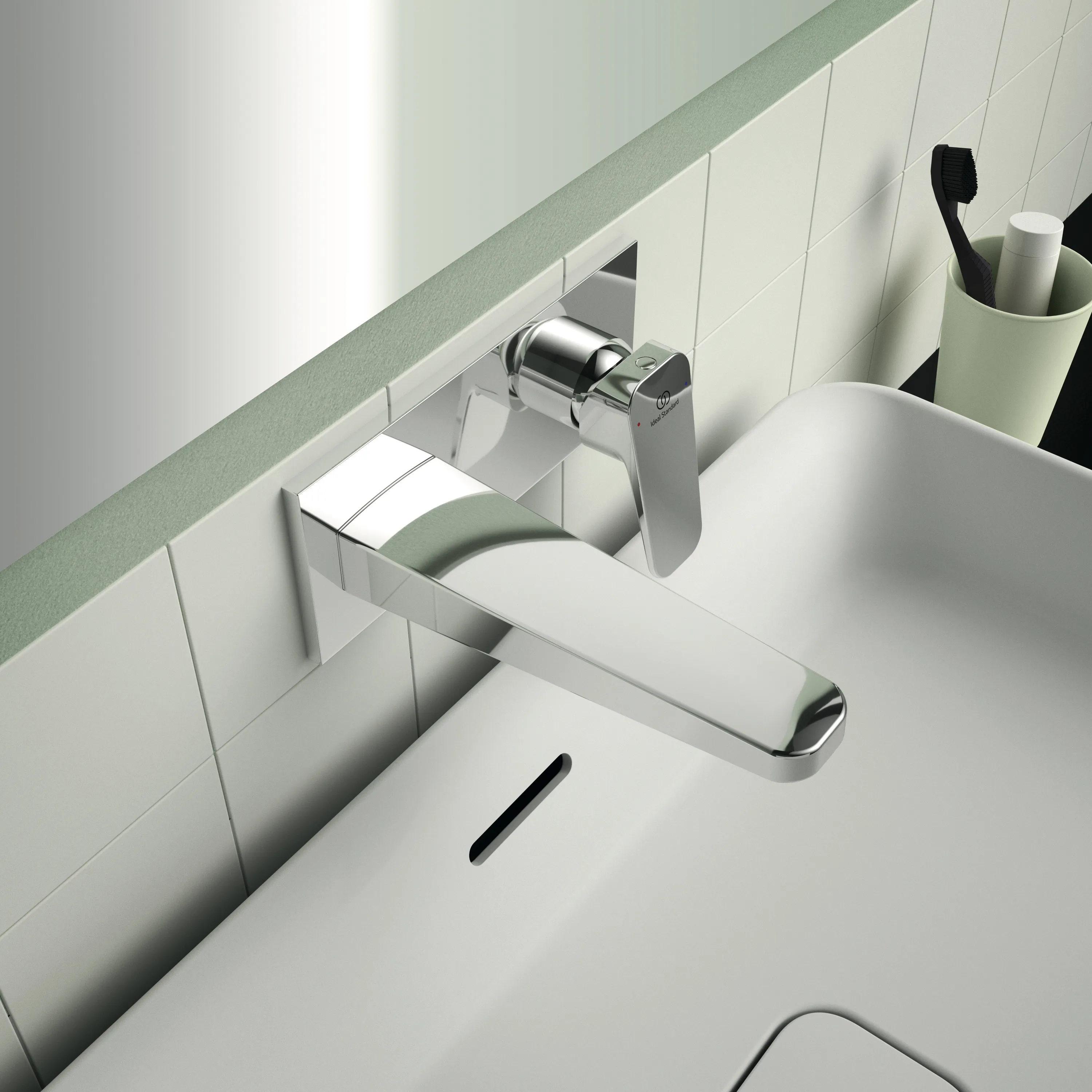 Ideal Standard Wand-Waschtischarmatur Unterputz Ceraplan Ausladung 166mm Chrom Ideal Standard Wand-Waschtischarmatur Unterputz Ceraplan Ausladung 166mm Chrom