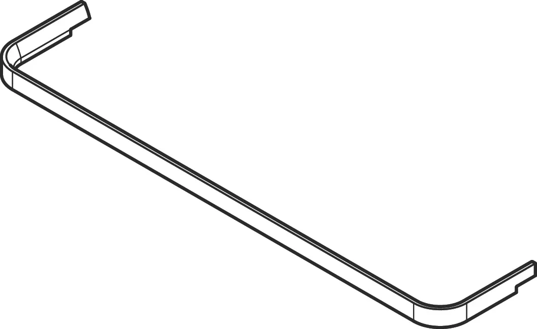 Hansgrohe Xelu Q Handtuchhalter 90⁄430, Chrom Hansgrohe Xelu Q Handtuchhalter 90⁄430, Chrom