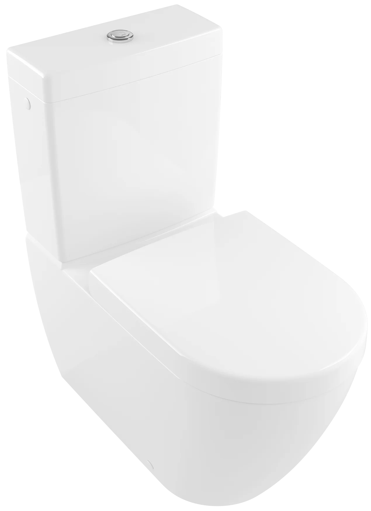 Villeroy & Boch Subway 2.0 Tiefspül-WC spülrandlos bodenstehend Oval Weiß Alpin