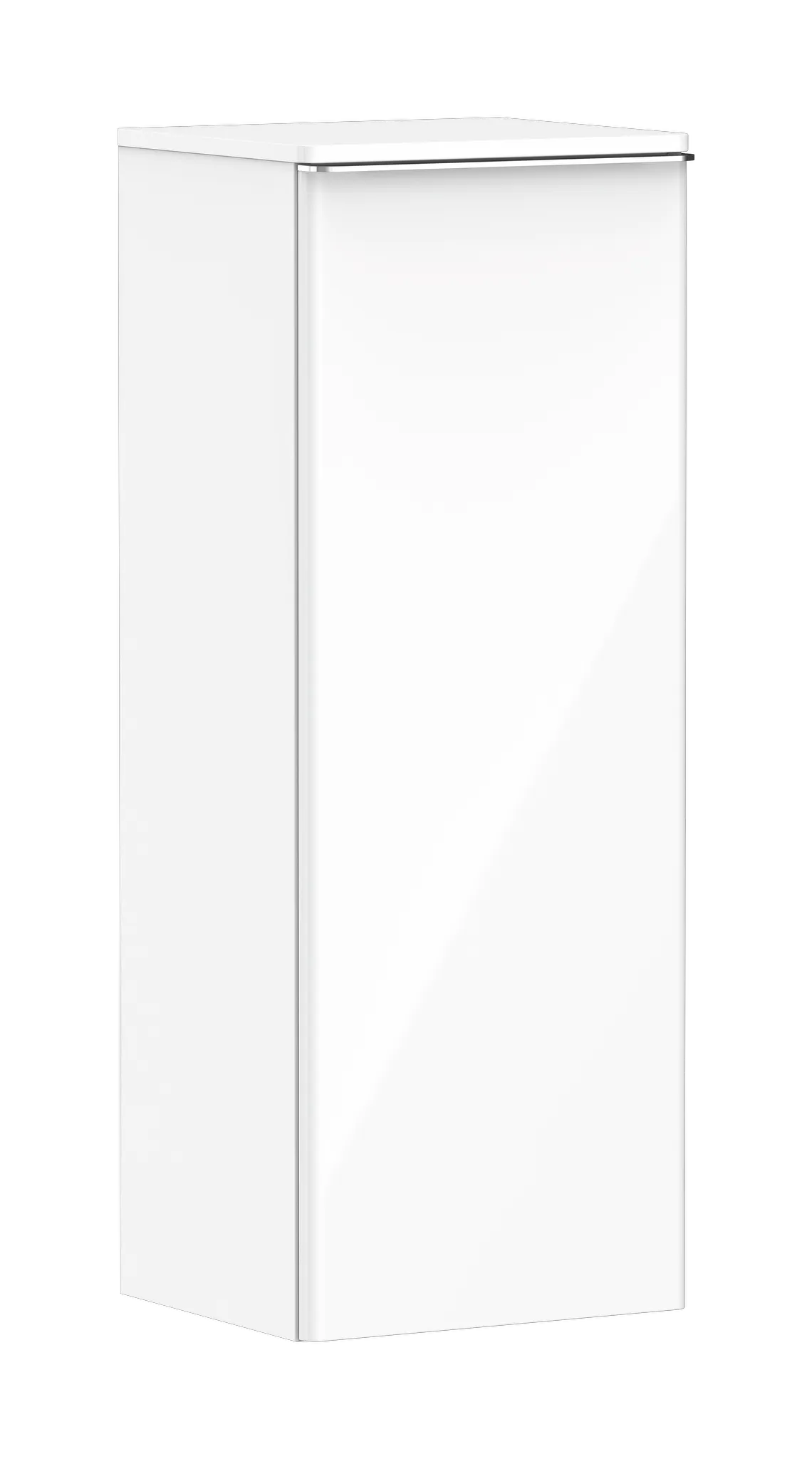 Hansgrohe Xelu Q Halbhochschrank Weiß Hochglanz 400⁄350, Türanschlag rechts Hansgrohe Xelu Q Halbhochschrank Weiß Hochglanz 400⁄350, Türanschlag rechts