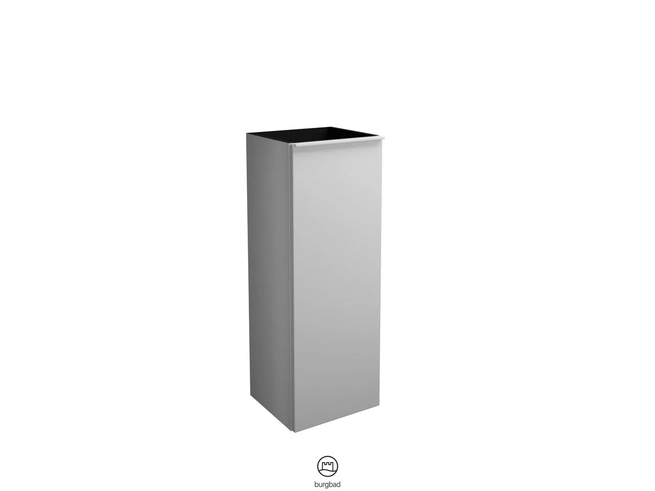 burgbad Hochschrank „Fiumo“ 390 × 960 × 360 mm in Weiß Matt