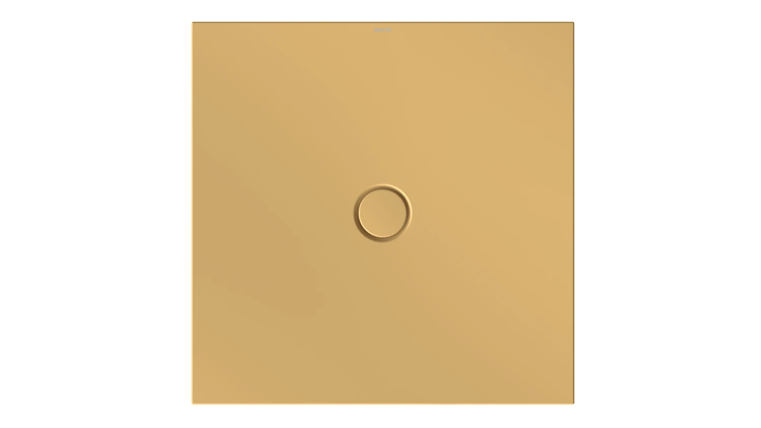 Bette quadrat Duschwanne „BetteFloor“ 900 × 900 mm ohne Oberflächenbeschichtung, ohne Oberflächenveredelung, ohne Wannenträger, in Curry