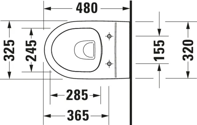 Wand-Tiefspül-WC „No.1“ 32,5 × 34,5 × 48 cm in Weiß Hochglanz, ohne Spülrand Wand-Tiefspül-WC „No.1“ 32,5 × 34,5 × 48 cm in Weiß Hochglanz, ohne Spülrand