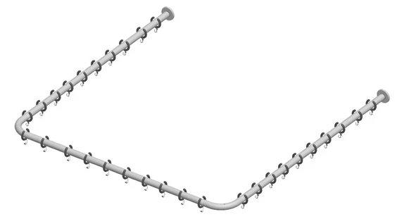 Plan 14940011000 Brausevorhangstangen-Set für Dusche U-Form 1000 x 1000 mm verchromt Plan 14940011000 Brausevorhangstangen-Set für Dusche U-Form 1000 x 1000 mm verchromt