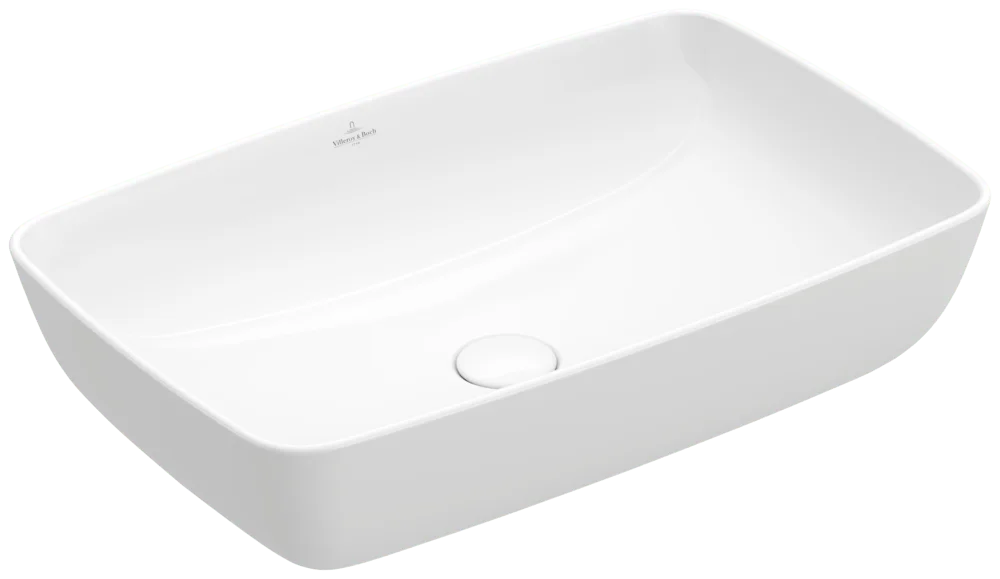 Villeroy & Boch Artis Aufsatzwaschbecken TitanCeram 580x380mm Rechteck ohne Überlauf Weiß Alpin Villeroy & Boch Artis Aufsatzwaschbecken TitanCeram 580x380mm Rechteck ohne Überlauf Weiß Alpin