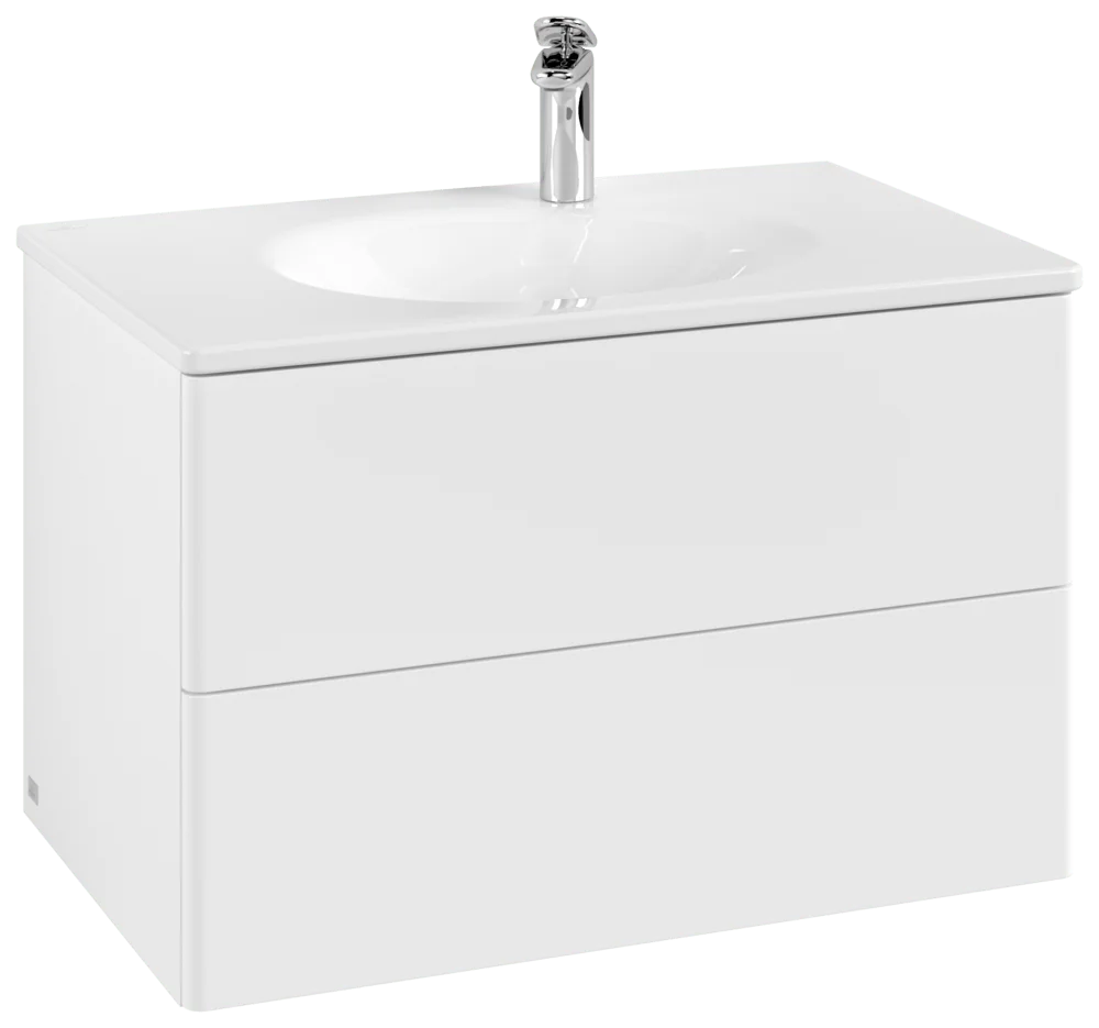 Villeroy & Boch Waschbeckenunterschrank Antao K04, 788x504x496mm, White Matt Lacquer, 2 Auszüge mit SoftClosing und Push-to-open, Wandmontage Villeroy & Boch Waschbeckenunterschrank Antao K04, 788x504x496mm, White Matt Lacquer, 2 Auszüge mit SoftClosing und Push-to-open, Wandmontage