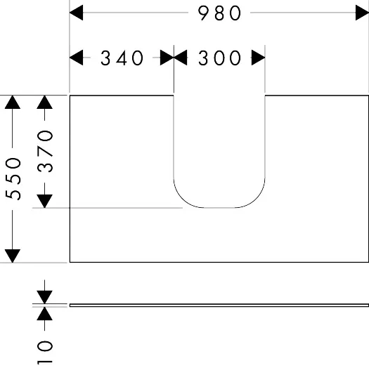 Hansgrohe Xevolos E Möbel, 54209XXX, Aufsatzwaschtisch geschliffen, Mattweiß Hansgrohe Xevolos E Möbel, 54209XXX, Aufsatzwaschtisch geschliffen, Mattweiß