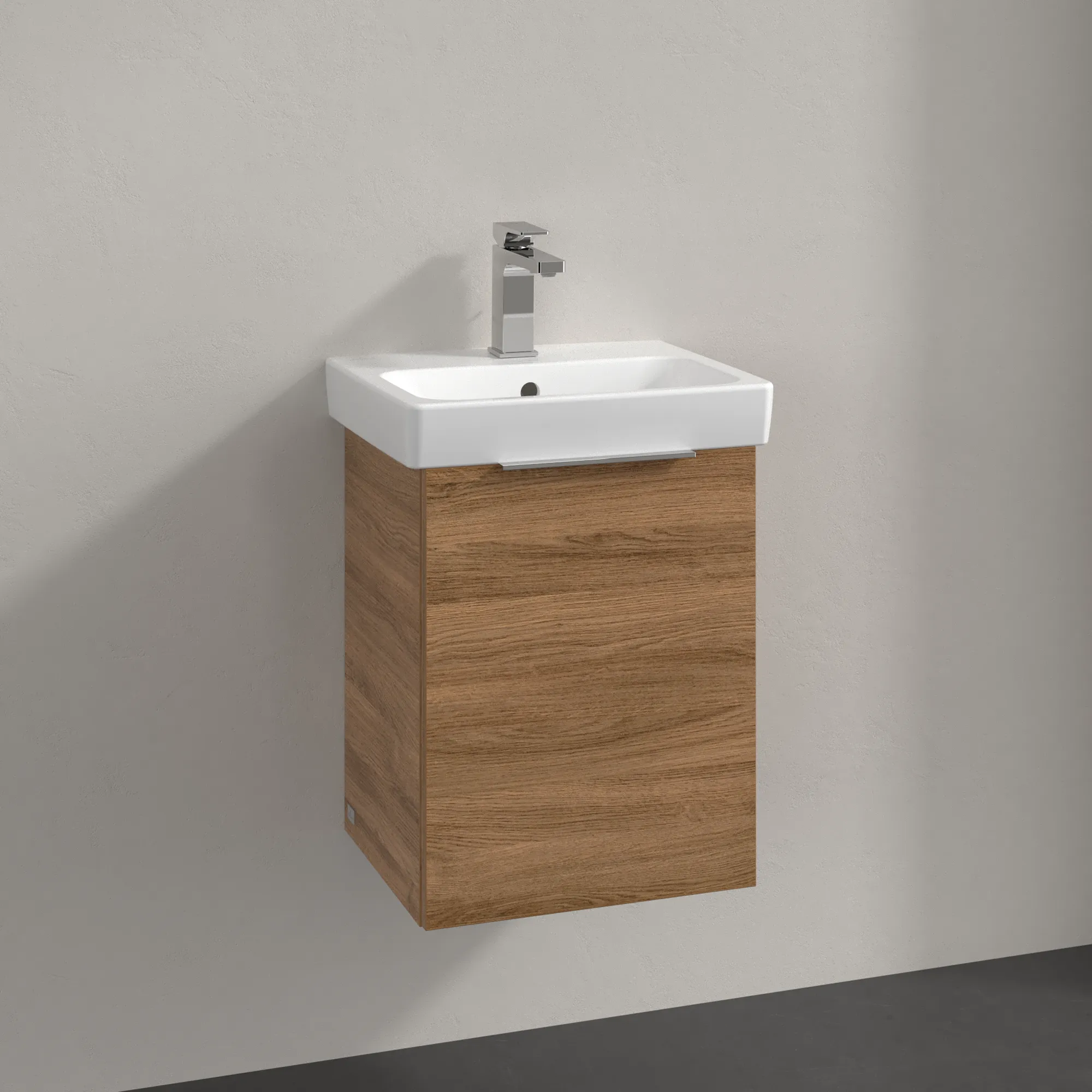 Villeroy & Boch Waschtischunterschrank „Architectura“ 400 × 520 mm Kansas Oak, Anschlag links Villeroy & Boch Waschtischunterschrank „Architectura“ 400 × 520 mm Kansas Oak, Anschlag links