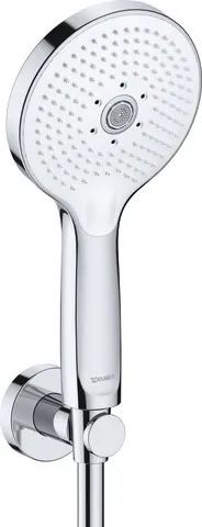 Brausegarnitur Brausen und Zubehör Brausehalterset „ZubehörArmaturen“ in Weiß (hochglanz)