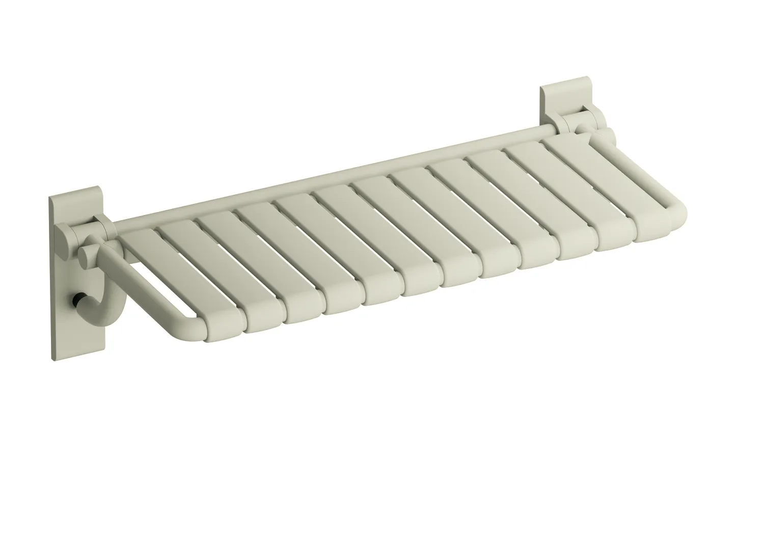 HEWI Duschklappsitz, rechteckig (USA), matt, 817x382 mm