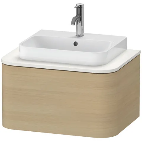 Duravit Waschtischunterschrank wandhängend „Happy D.2 Plus“ 65 × 35,4 × 48 cm Becken: mittig / Beleuchtung: ohne / Front- & Korpusfarbe: Mediterrane Eiche / Größe: 65 × 48 × 35,4 cm / Oberfläche: Echtholzfurnier / Schubladen: 1 Duravit Waschtischunterschrank wandhängend „Happy D.2 Plus“ 65 × 35,4 × 48 cm Becken: mittig / Beleuchtung: ohne / Front- & Korpusfarbe: Mediterrane Eiche / Größe: 65 × 48 × 35,4 cm / Oberfläche: Echtholzfurnier / Schubladen: 1