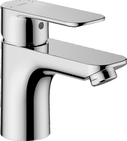 Einhand-Waschtischarmatur „Basic“ Ausladung 101 mm in Chrom Einhand-Waschtischarmatur „Basic“ Ausladung 101 mm in Chrom