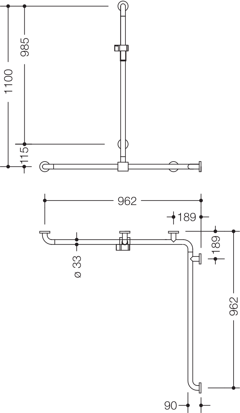 HEWI Haltegriff „Serie 805 Classic“