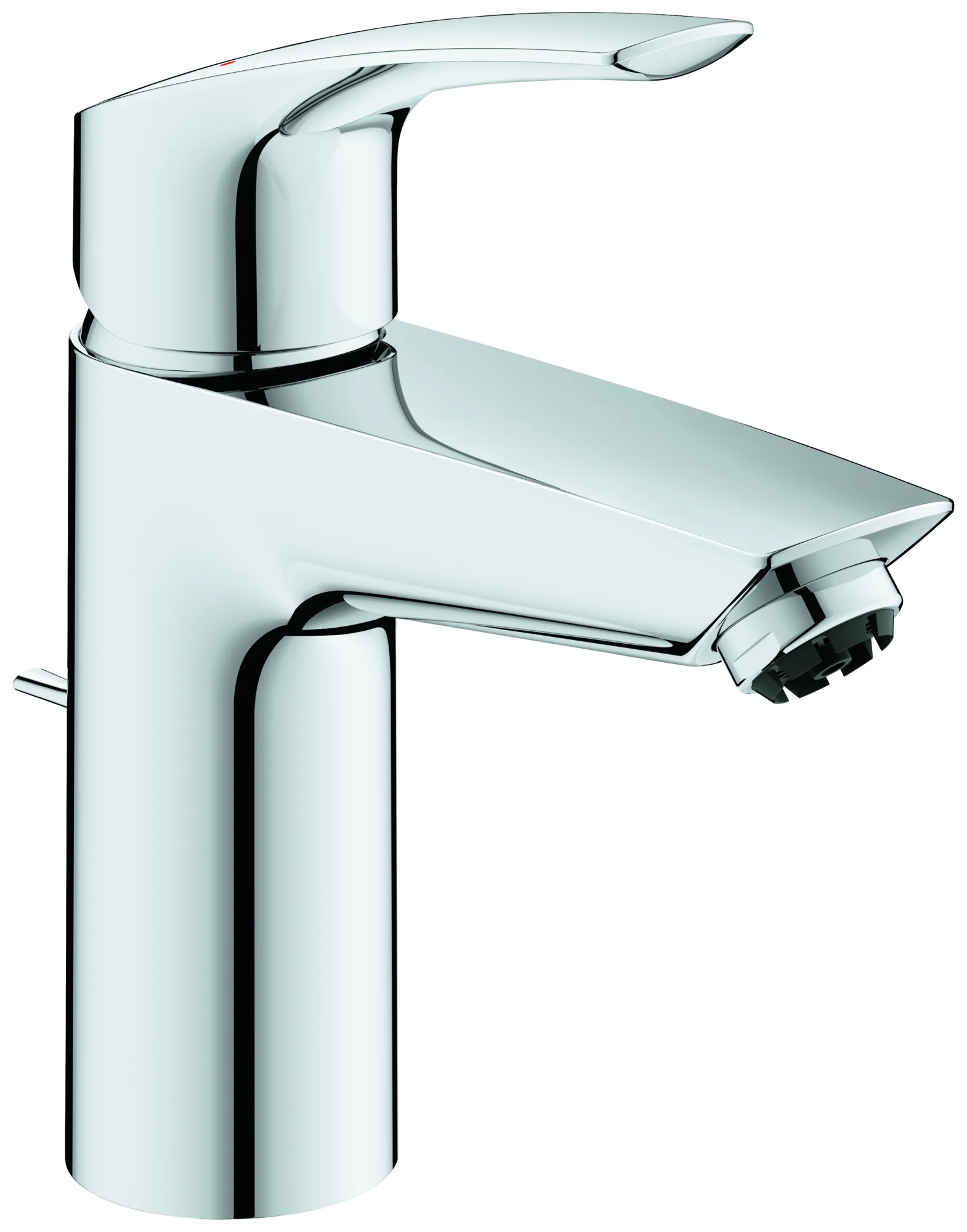 Einhand-Waschtischbatterie Eurosmart 23459_3, S-Size, Niederdruck für offene Warmwasserbereiter, Einlochmontage, Temperaturbegrenzer, Zugstangen-Ablaufgarnitur, chrom Einhand-Waschtischbatterie Eurosmart 23459_3, S-Size, Niederdruck für offene Warmwasserbereiter, Einlochmontage, Temperaturbegrenzer, Zugstangen-Ablaufgarnitur, chrom