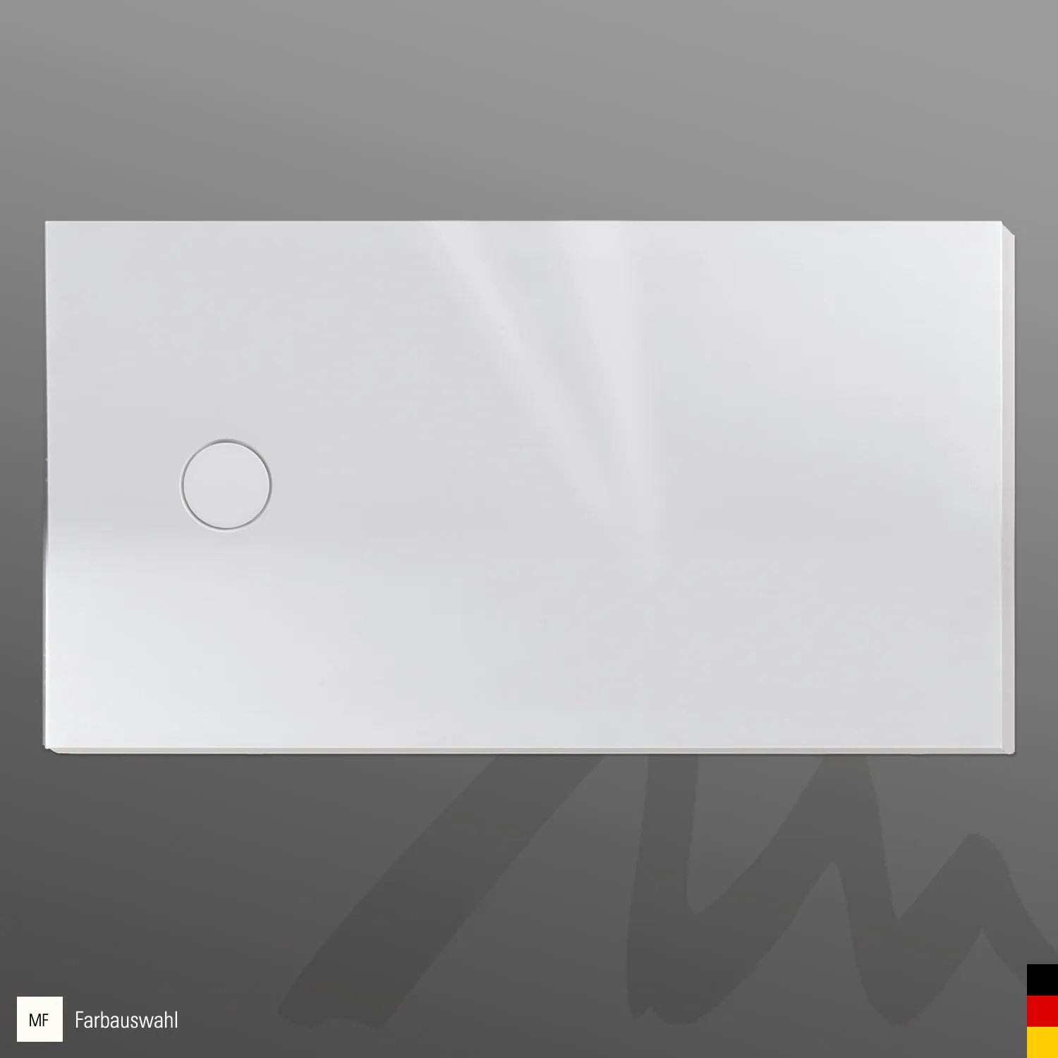 Mauersberger Duschwanne „davisi“ 1500 × 900 mm in Reinweiß (matt)