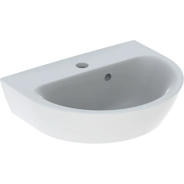 Wandwaschtisch „Renova“, mit Überlauf, Hahnlochposition mittig 45 × 36 cm Wandwaschtisch „Renova“, mit Überlauf, Hahnlochposition mittig 45 × 36 cm