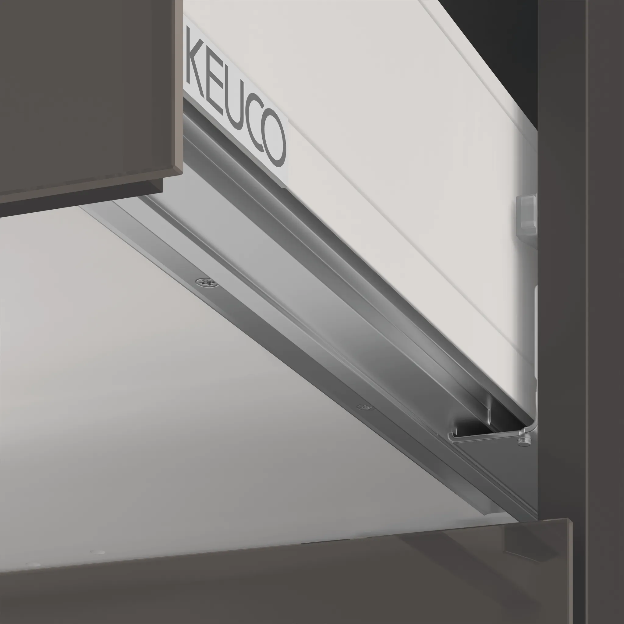 KEUCO X-LINE Waschtischunterbau mit 2 Auszügen 800x605x490mm trüffel/trüffel KEUCO X-LINE Waschtischunterbau mit 2 Auszügen 800x605x490mm trüffel/trüffel