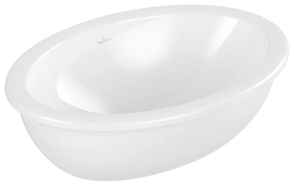 Villeroy & Boch Unterbauwaschbecken Loop & Friends 4A5500, oval, Weiß Alpin, 560x380x220 mm, mit Überlauf Villeroy & Boch Unterbauwaschbecken Loop & Friends 4A5500, oval, Weiß Alpin, 560x380x220 mm, mit Überlauf