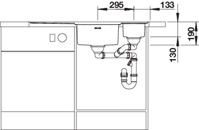 BLANCO AXIS III 6 S-IF