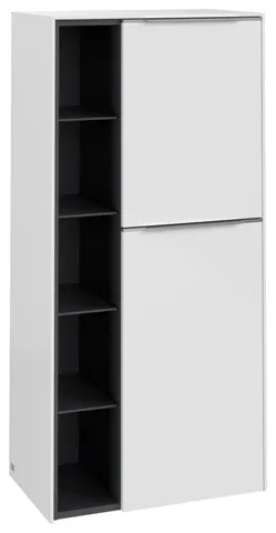 Villeroy & Boch Subway 3.0 Mittelschrank C59900, 574x1200x362 mm, Eckig, Wandhängend, Anschlag rechts Villeroy & Boch Subway 3.0 Mittelschrank C59900, 574x1200x362 mm, Eckig, Wandhängend, Anschlag rechts