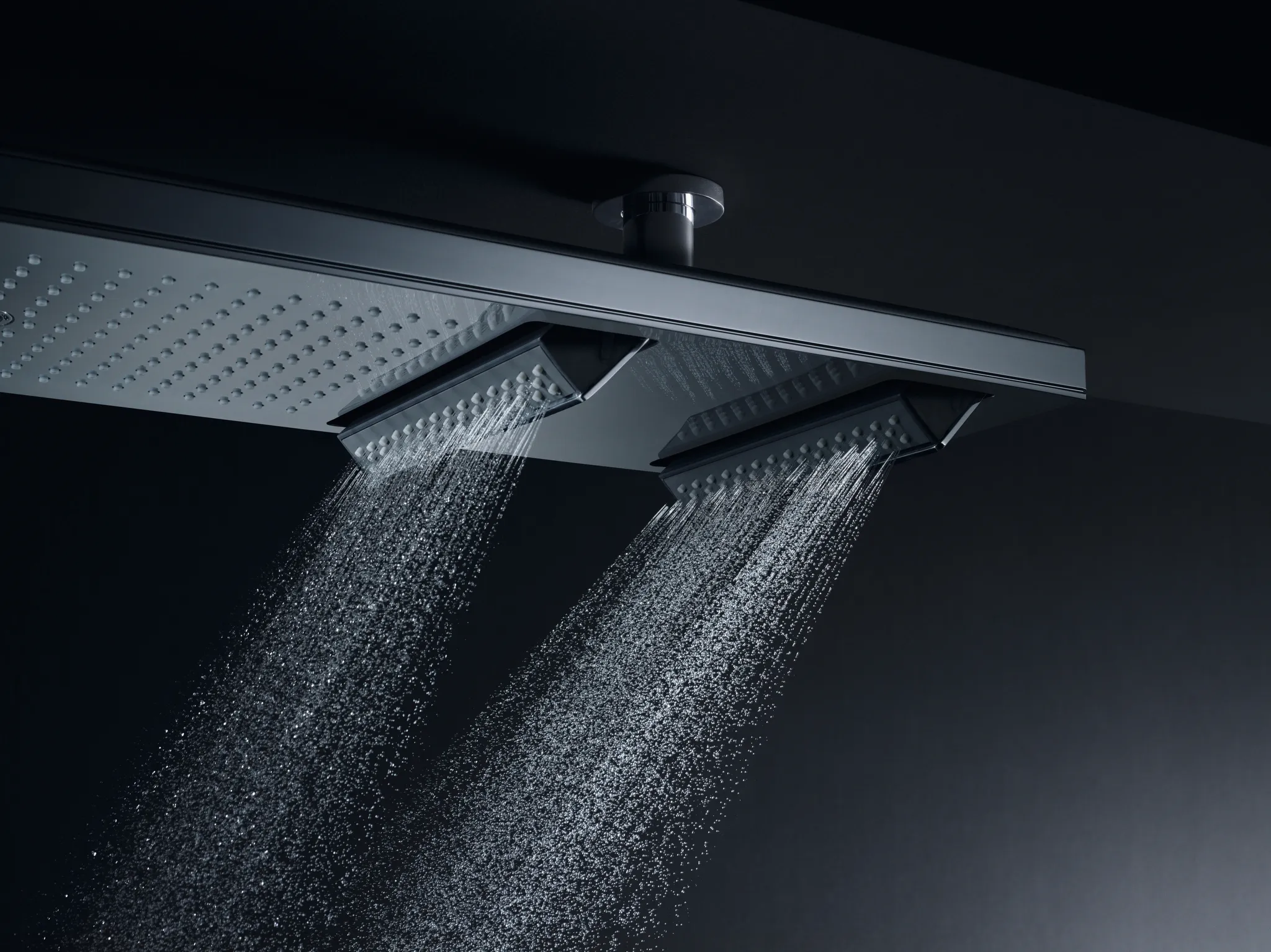 Kopfbrause 1200 4jet Axor ShowerHeaven chrom mit Licht 3500 K Kopfbrause 1200 4jet Axor ShowerHeaven chrom mit Licht 3500 K