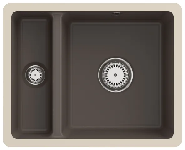 Villeroy & Boch Unterbau-Küchenspülbecken „Subway“ 60 XU 545 × 440 × 200 mm, für Becken rechts in Timber