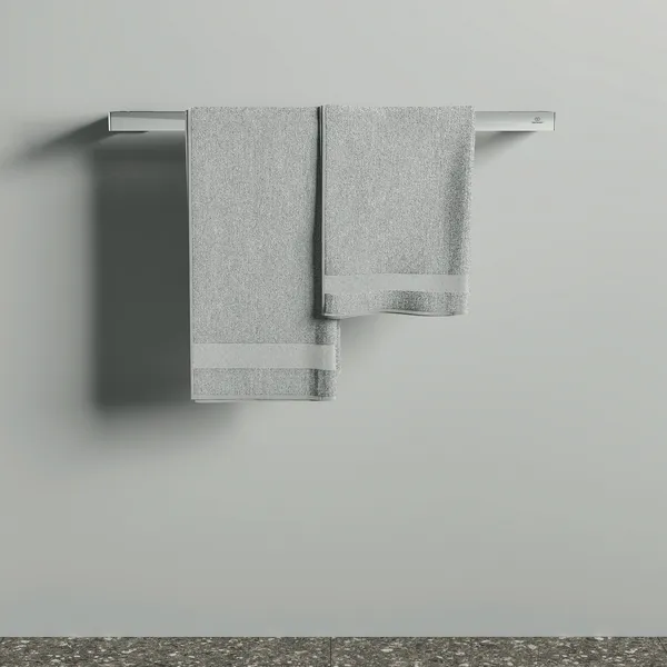 Ideal Standard doppelte Handtuchhalter Conca Cube, eckig, 600mm, Chrom Ideal Standard doppelte Handtuchhalter Conca Cube, eckig, 600mm, Chrom