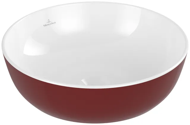 Villeroy & Boch Aufsatzwaschtisch aus TitanCeram „Artis“ ⌀ 430 mm in Bordeaux Villeroy & Boch Aufsatzwaschtisch aus TitanCeram „Artis“ ⌀ 430 mm in Bordeaux