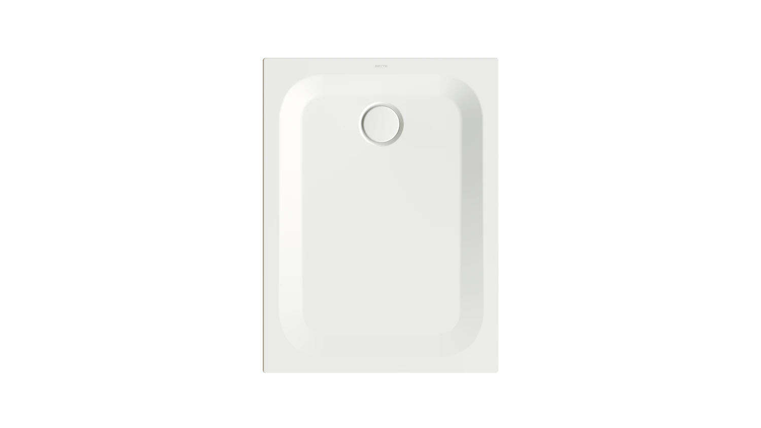 Bette rechteck Duschwanne „BetteUltra“ 1000 × 750 mm ohne Oberflächenbeschichtung, ohne Oberflächenveredelung, ohne Wannenträger, in Snow
