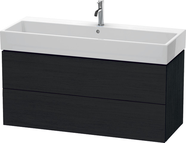 Duravit Waschtischunterschrank wandhängend „L-Cube“ 118,4 × 54,4 × 45,9 cm